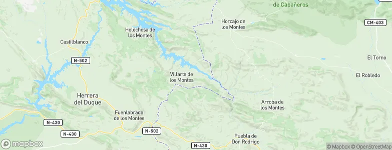 Villarta de los Montes, Spain Map