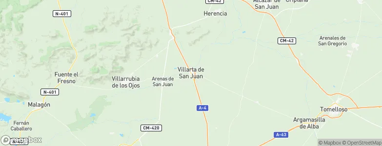 Villarta de San Juan, Spain Map