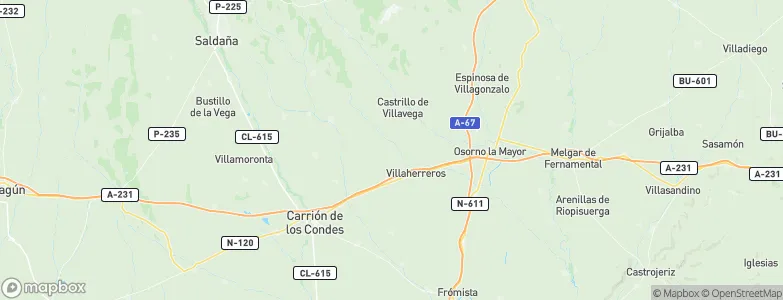 Villasarracino, Spain Map