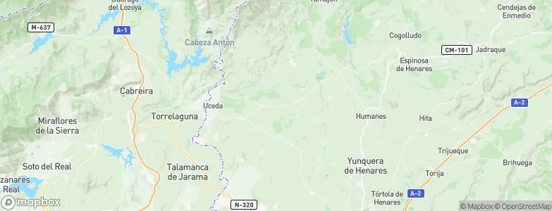 Villaseca de Uceda, Spain Map