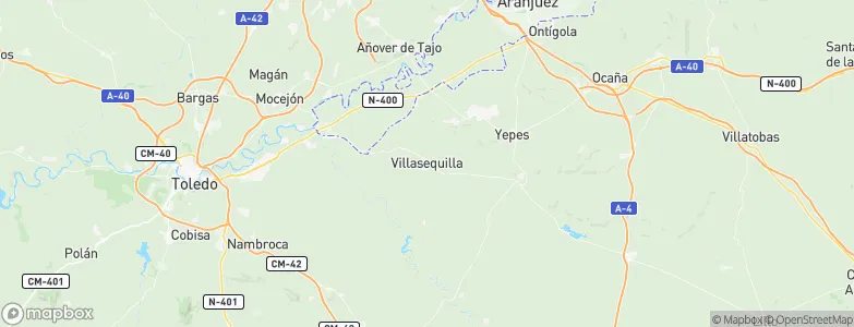 Villasequilla de Yepes, Spain Map
