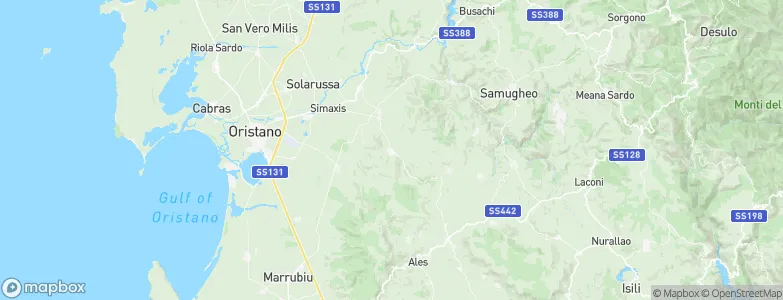 Villaurbana, Italy Map