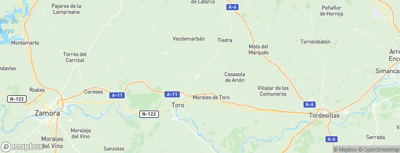 Villavendimio, Spain Map