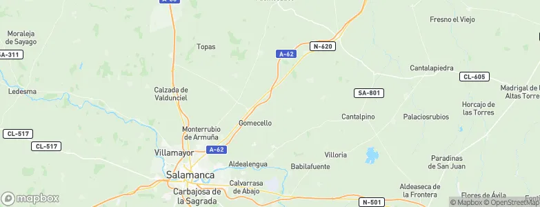 Villaverde de Guareña, Spain Map