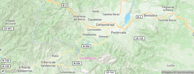 Villaverde de la Abadía, Spain Map