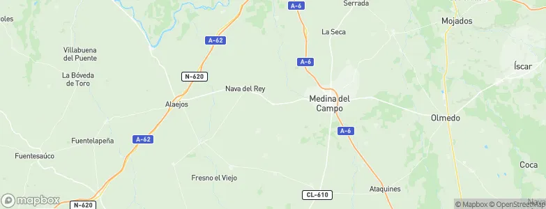 Villaverde de Medina, Spain Map