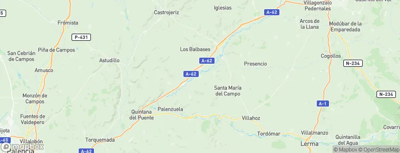Villaverde-Mogina, Spain Map