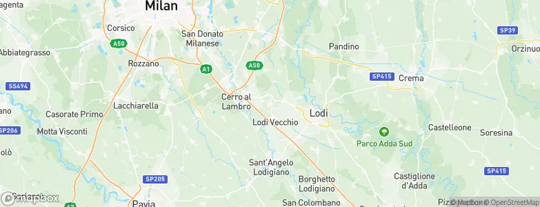 Villavesco, Italy Map