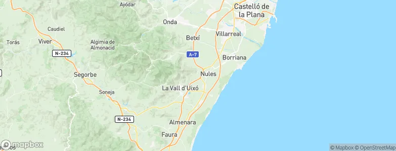 Villavieja, Spain Map