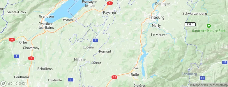 Villaz-Saint-Pierre, Switzerland Map