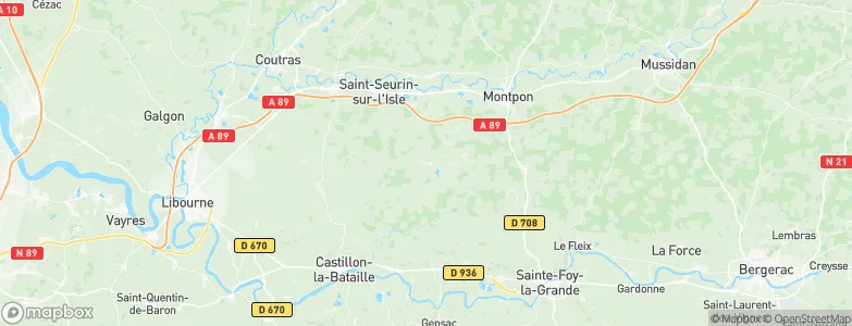 Villefranche-de-Lonchat, France Map