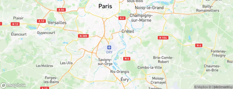 Villeneuve-le-Roi, France Map