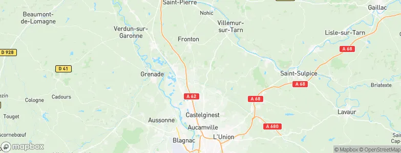 Villeneuve-lès-Bouloc, France Map
