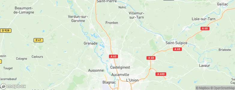 Villeneuve-lès-Bouloc, France Map
