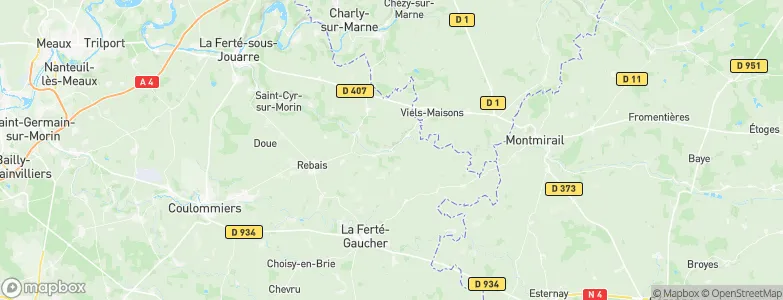 Villeneuve-sur-Bellot, France Map