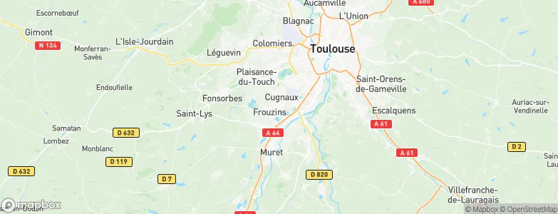 Villeneuve-Tolosane, France Map