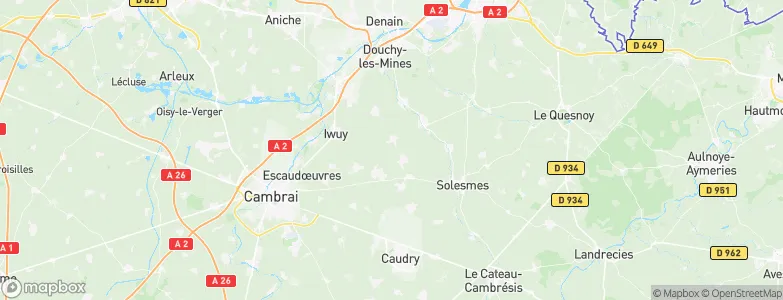 Villers-en-Cauchies, France Map