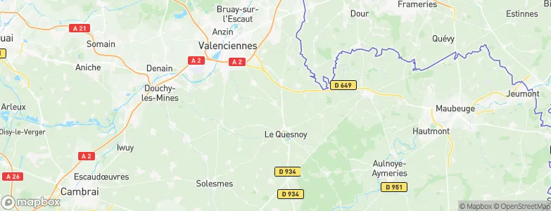 Villers-Pol, France Map