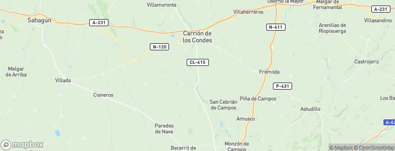 Villoldo, Spain Map