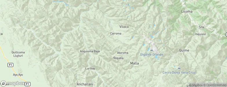 Viloco, Bolivia Map