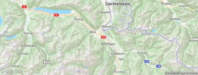 Vilters, Switzerland Map