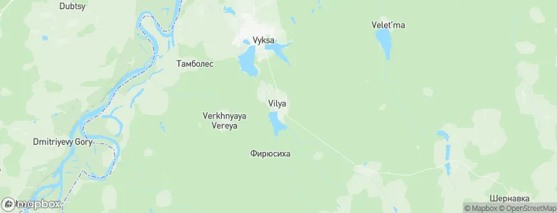 Vilya, Russia Map