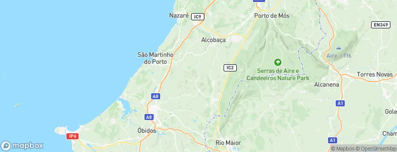 Vimeiro, Portugal Map