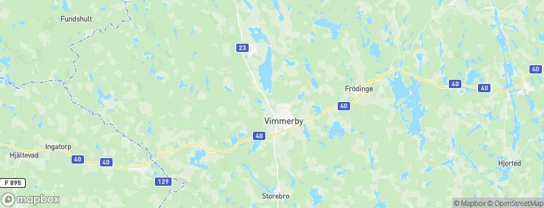 Vimmerby Municipality, Sweden Map