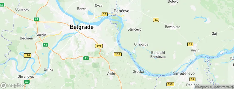 Vinča, Serbia Map