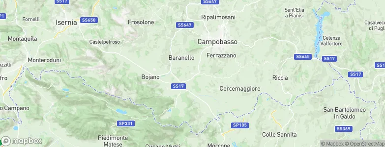 Vinchiaturo, Italy Map