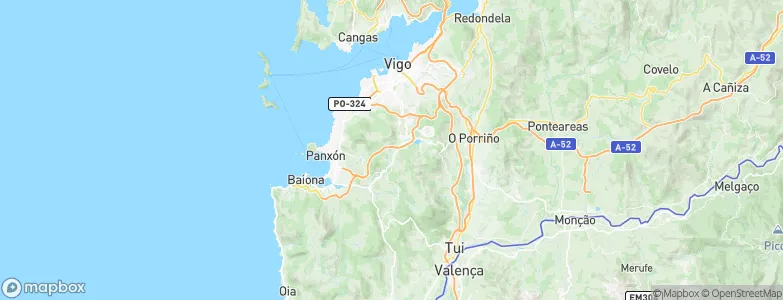 Vincios, Spain Map