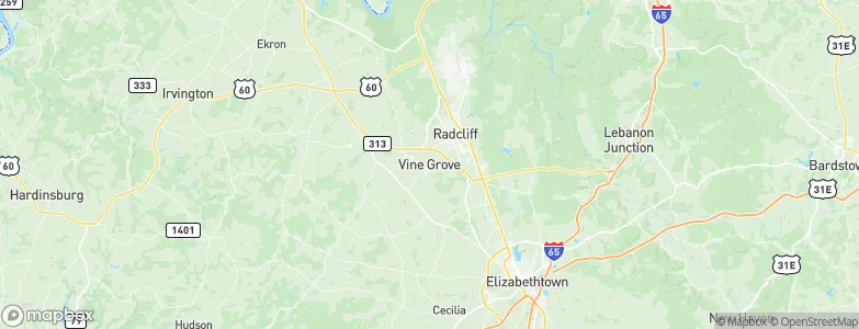 Vine Grove, United States Map