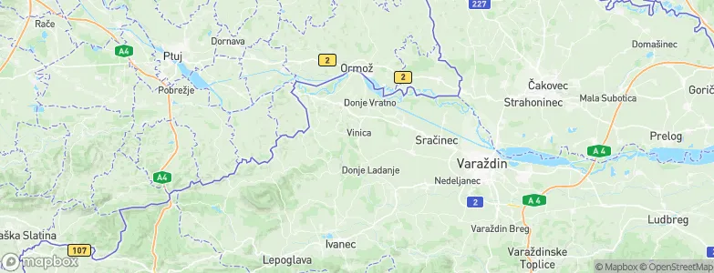 Vinica, Croatia Map