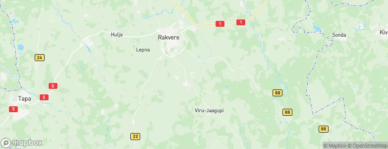 Vinni, Estonia Map