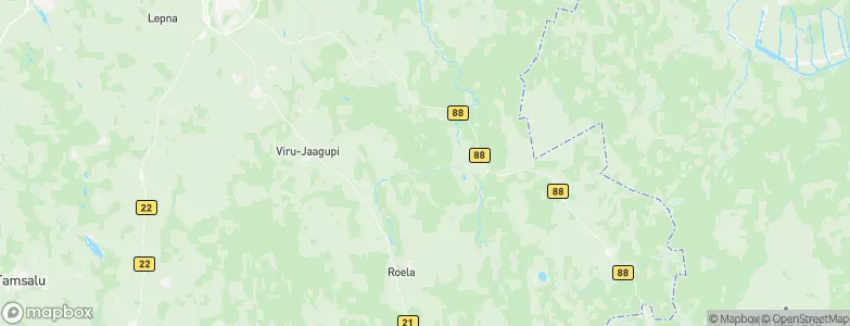 Vinni vald, Estonia Map