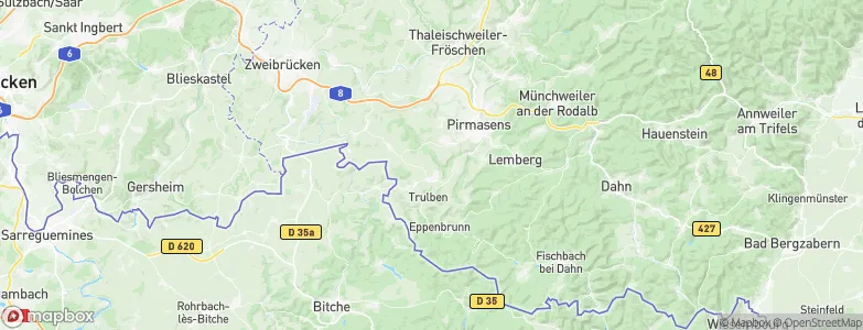 Vinningen, Germany Map