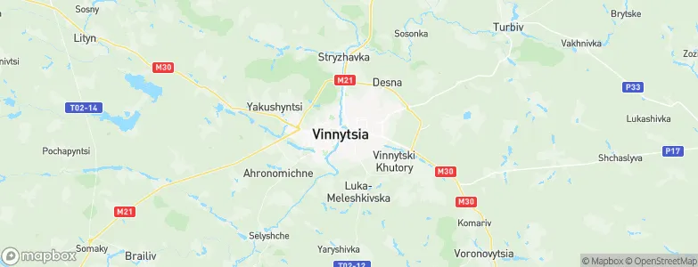 Vinnytsia, Ukraine Map