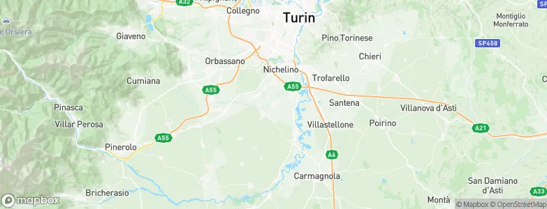 Vinovo, Italy Map