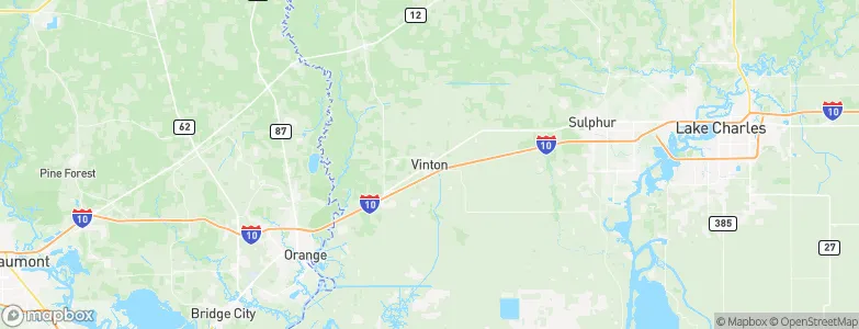 Vinton, United States Map
