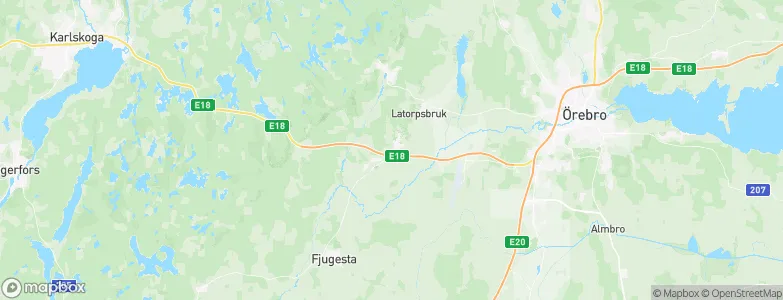 Vintrosa, Sweden Map