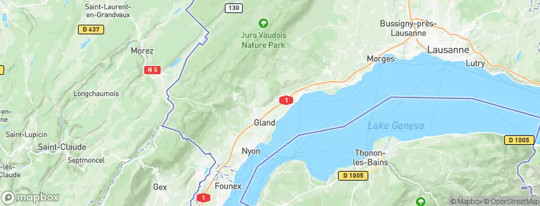 Vinzel, Switzerland Map
