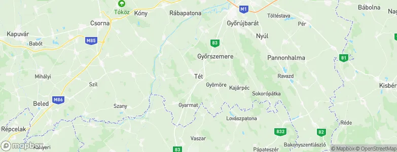 Violatag, Hungary Map