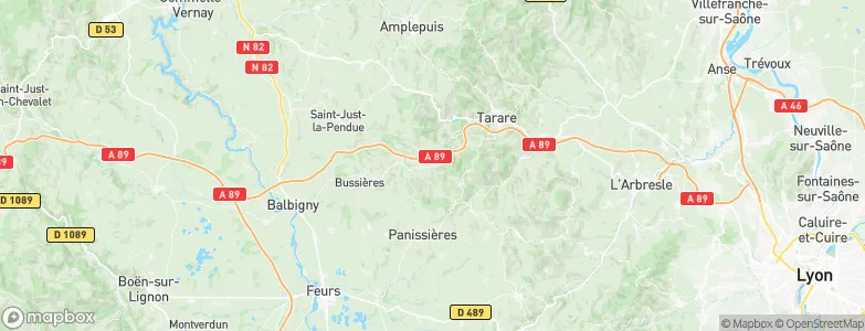 Violay, France Map