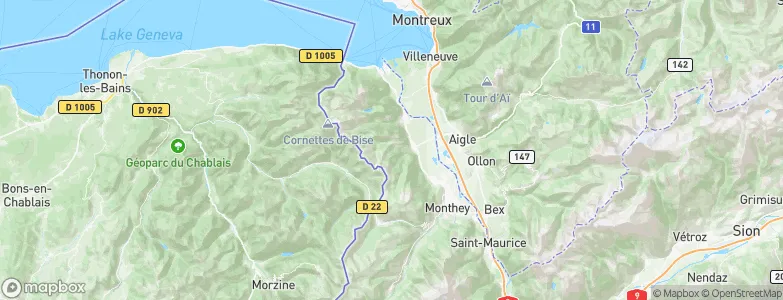 Vionnaz, Switzerland Map