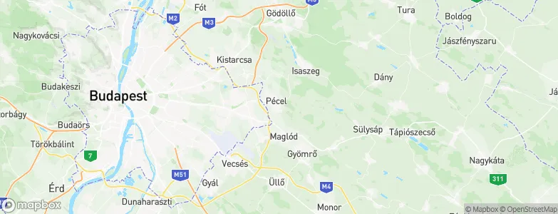 Virághegy, Hungary Map