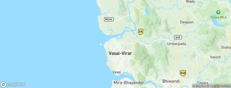 Virār, India Map