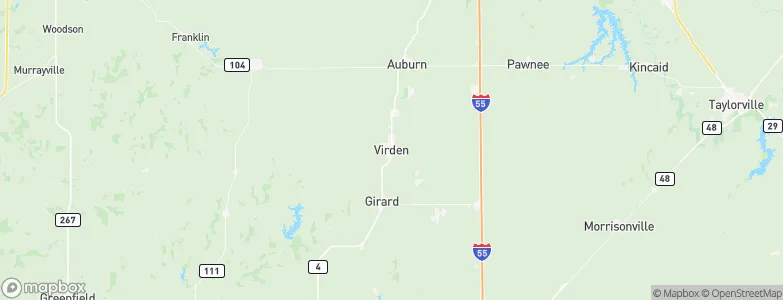 Virden, United States Map