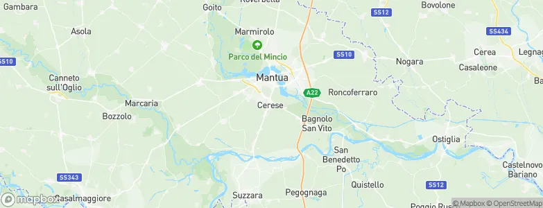 Virgilio, Italy Map