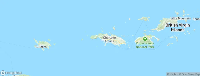 Virgin Islands of the United States, U.S. Virgin Islands Map