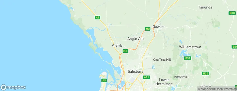 Virginia, Australia Map